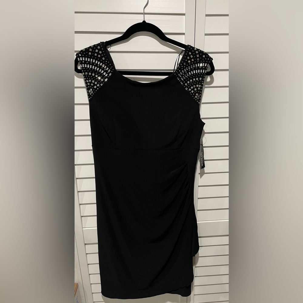 Black Dress with Sequin Details
